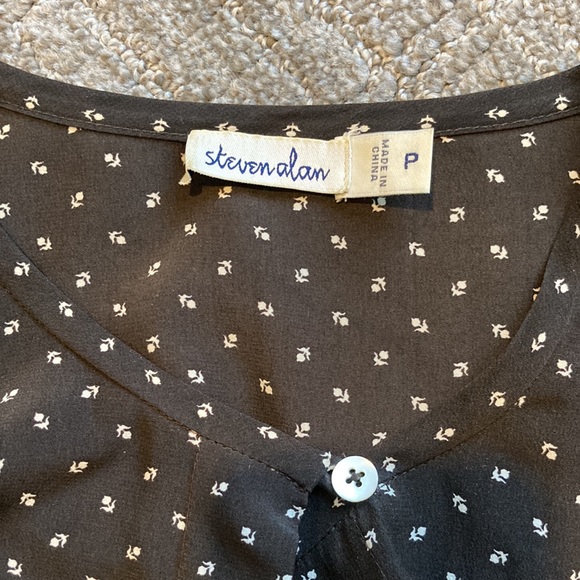 Steven Alan Print Blouse - Picture 7 of 7